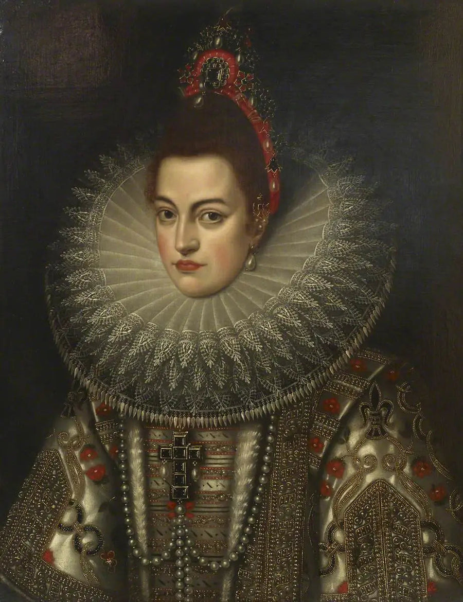 Isabelle Clara Eugénie d'Autriche (1566-1633), infanta av Spanien - Frans Pourbus den Yngre
