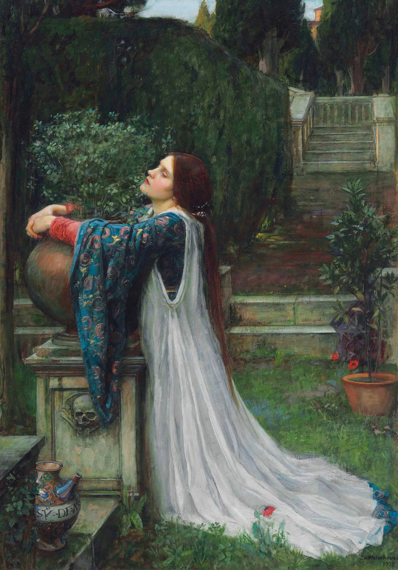 Isabelle och basilikakrukan - John William Waterhouse
