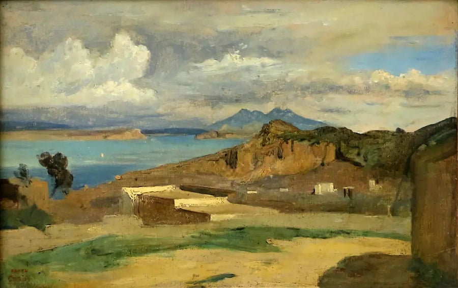 Ischia, vy från sluttningarna av Mount Epomeo - Jean-Baptiste Camille Corot