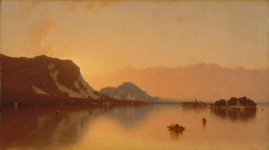 Isola Bella vid Maggiore-sjön - Sanford Robinson Gifford