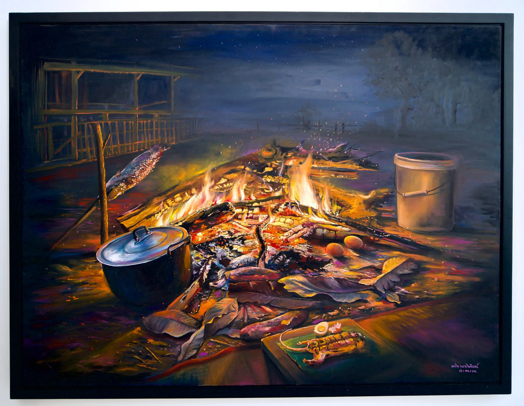 Issan | 160 X 120 cm Reproductions de tableaux à la peinture à l’huile