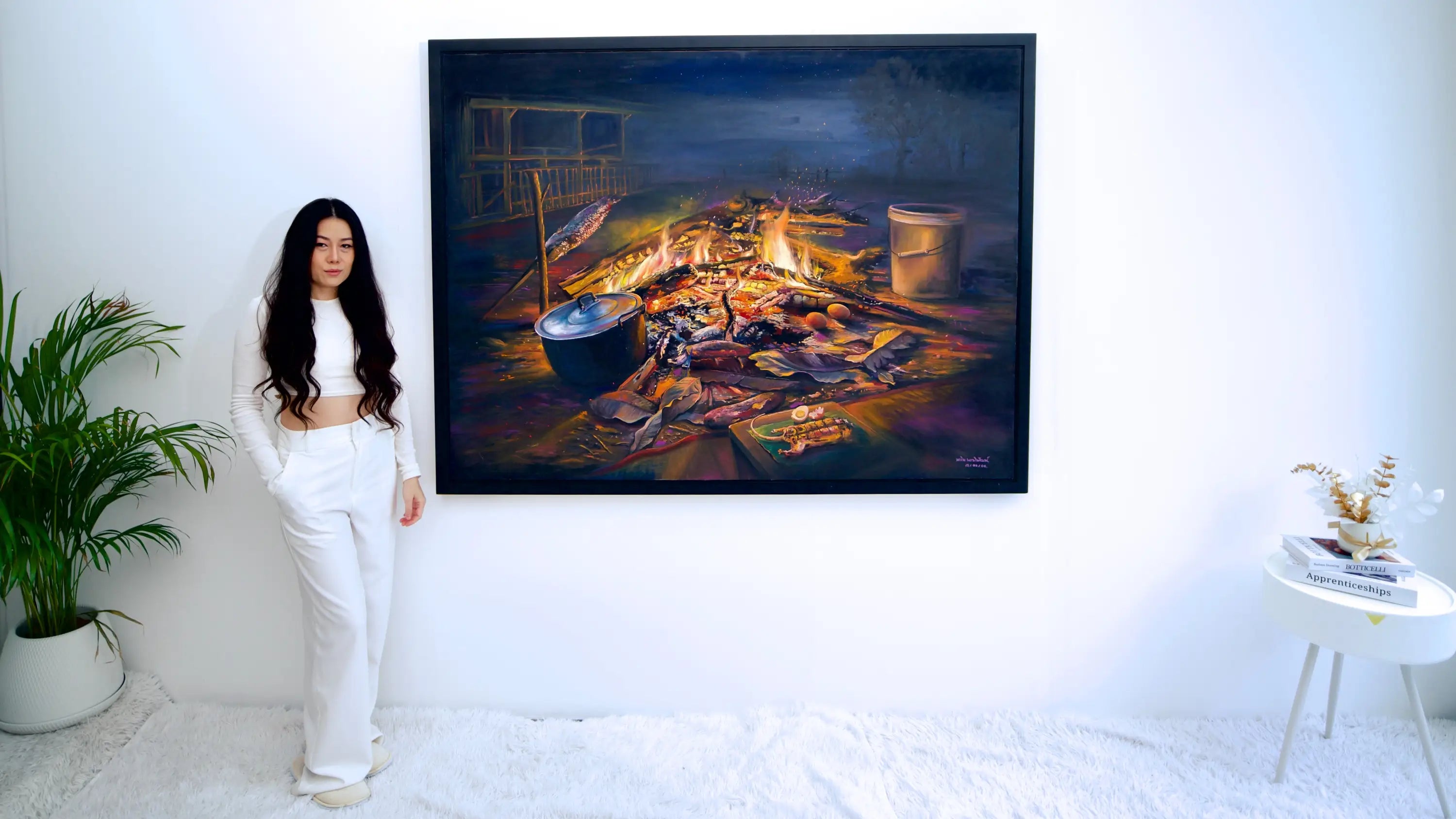 Issan | 160 X 120 cm Reproductions de tableaux à la peinture à l’huile