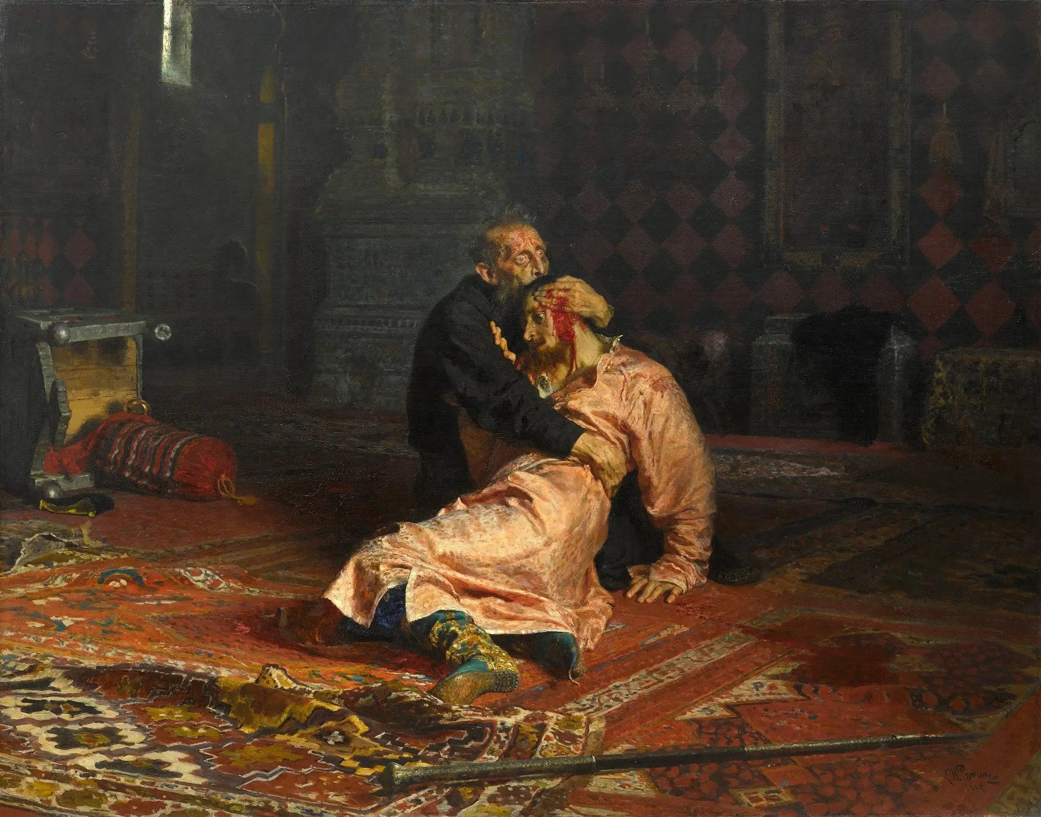 Ivan le Terrible tue son fils - Ilya Repin - Alpha Reproduction