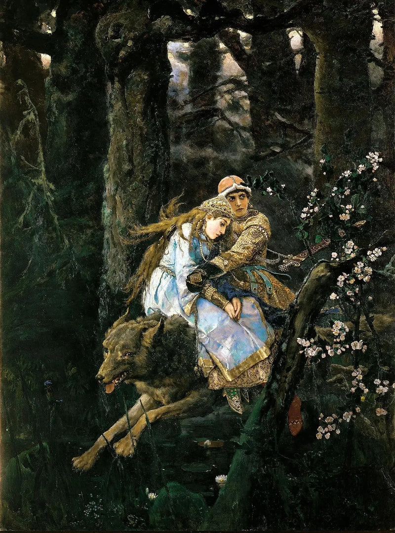 Ivan Tsarévitch ridande på den grå vargen - Viktor Vasnetsov