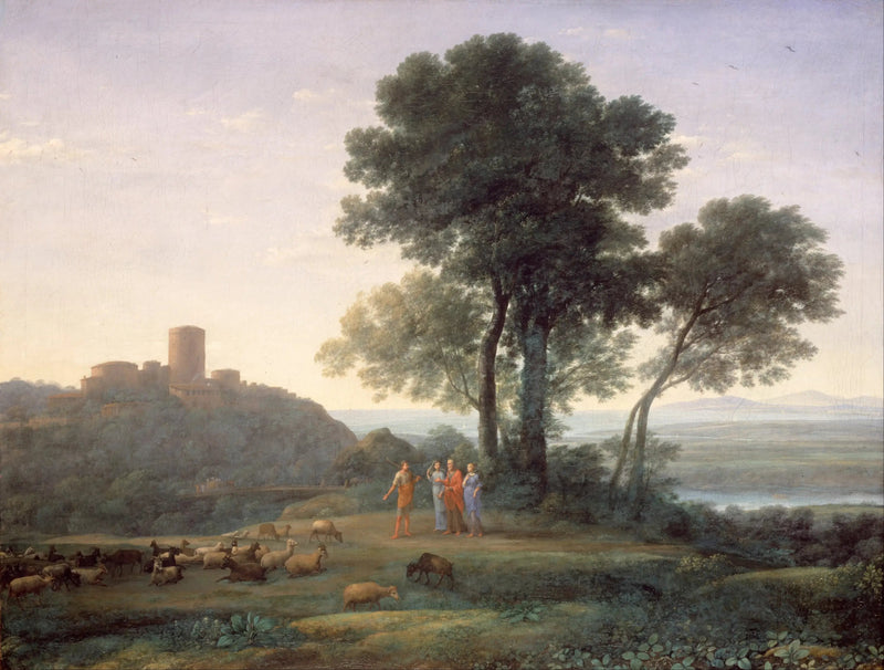 Jacob med Laban och hans döttrar - Claude Lorrain
