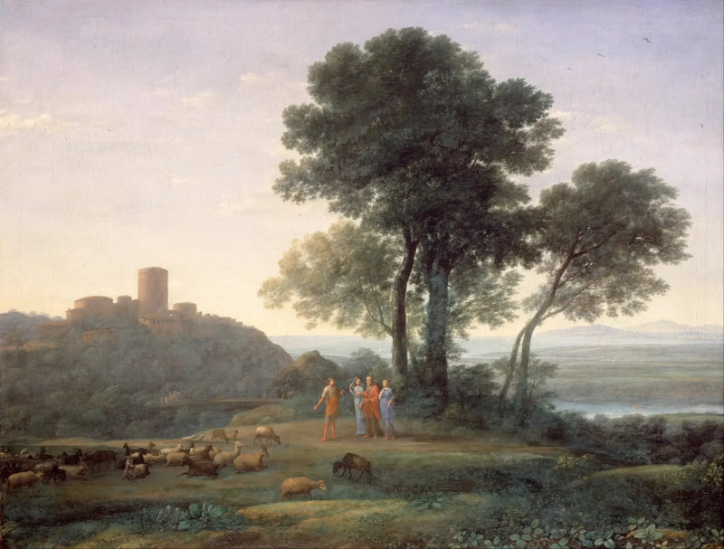 Jacob med Laban och hans döttrar - Claude Lorrain