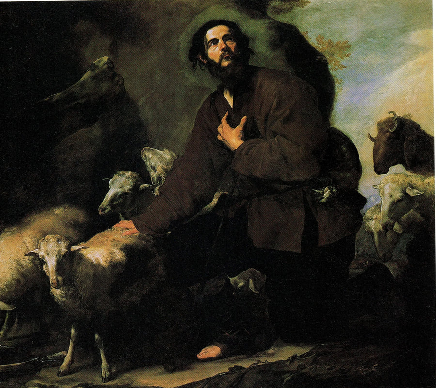 Jacob vaktar sin hjord - Jusepe de Ribera