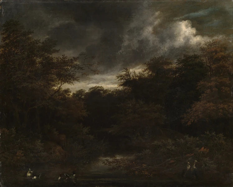 Étang forestier aux canards - Jacob van Ruisdael