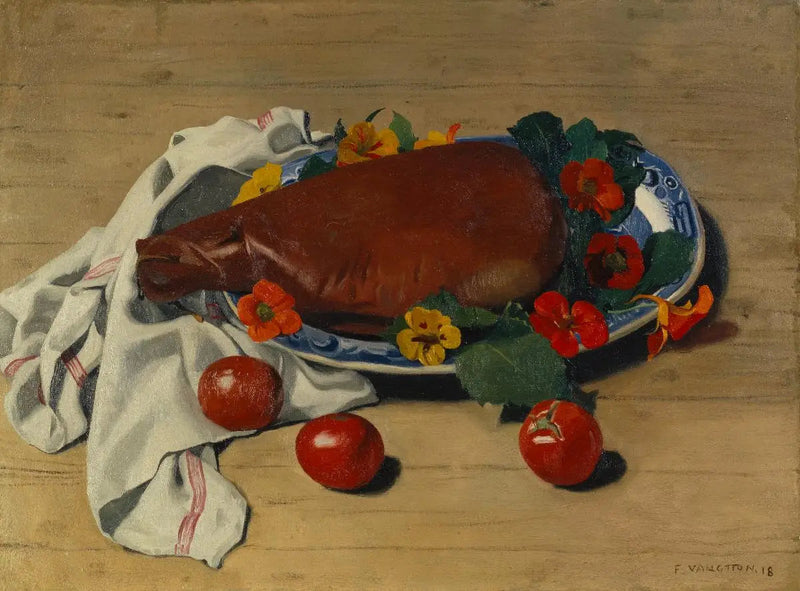 Skinka och tomater - Félix Vallotton