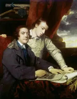 James Paine, arkitekt och hans son, James - Joshua Reynolds