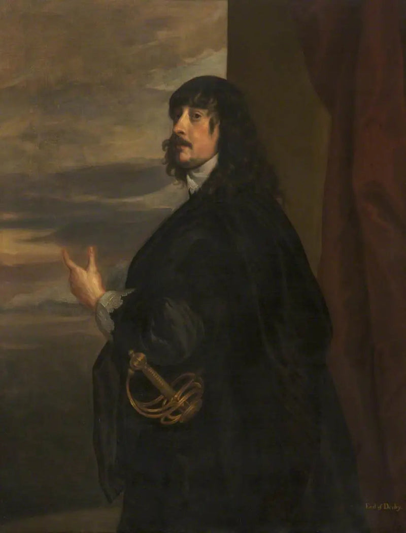 James Stanley (1607–1651), 7:e earl av Derby - Antoine van Dyck