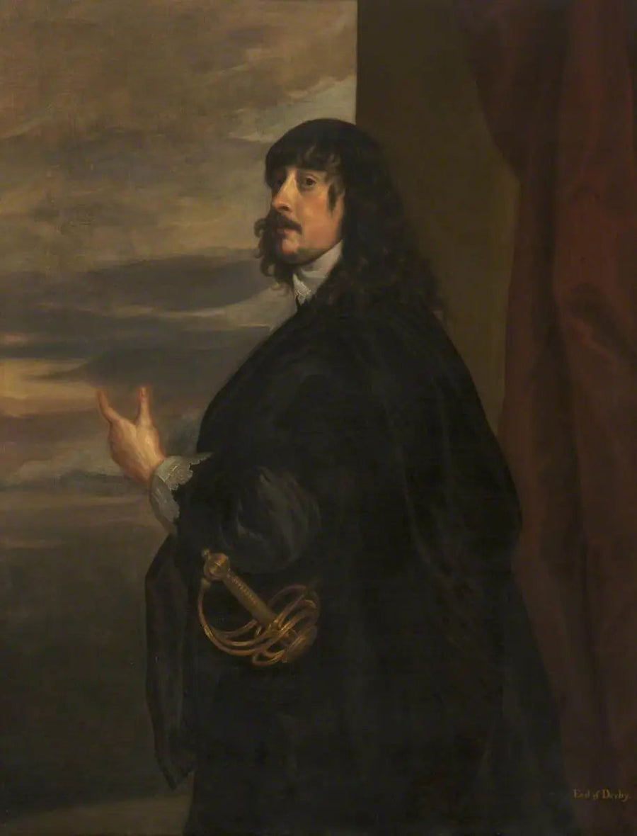 James Stanley (1607–1651), 7:e earl av Derby - Antoine van Dyck