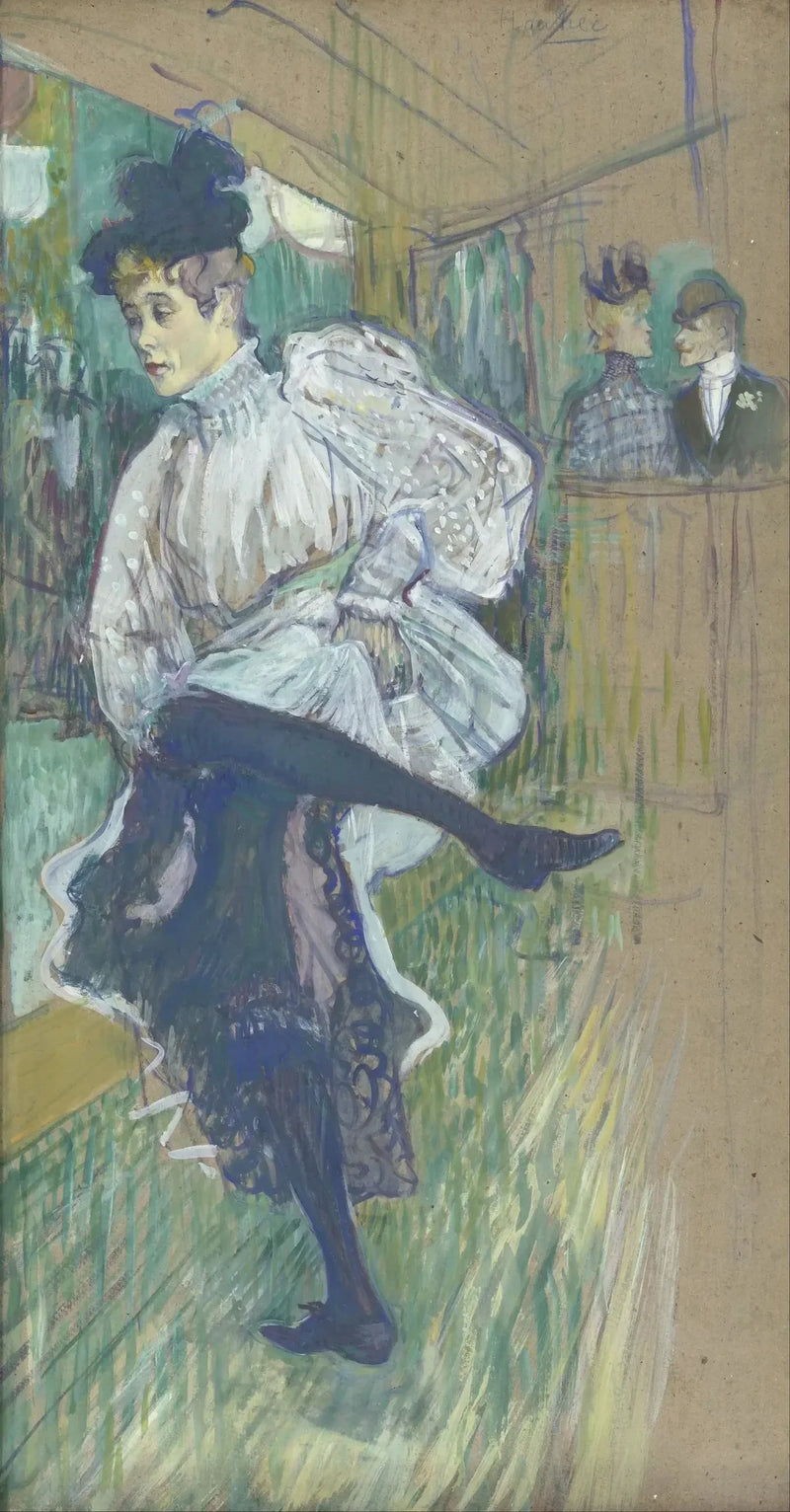 Jane Avril dansar - Henri de Toulouse-Lautrec