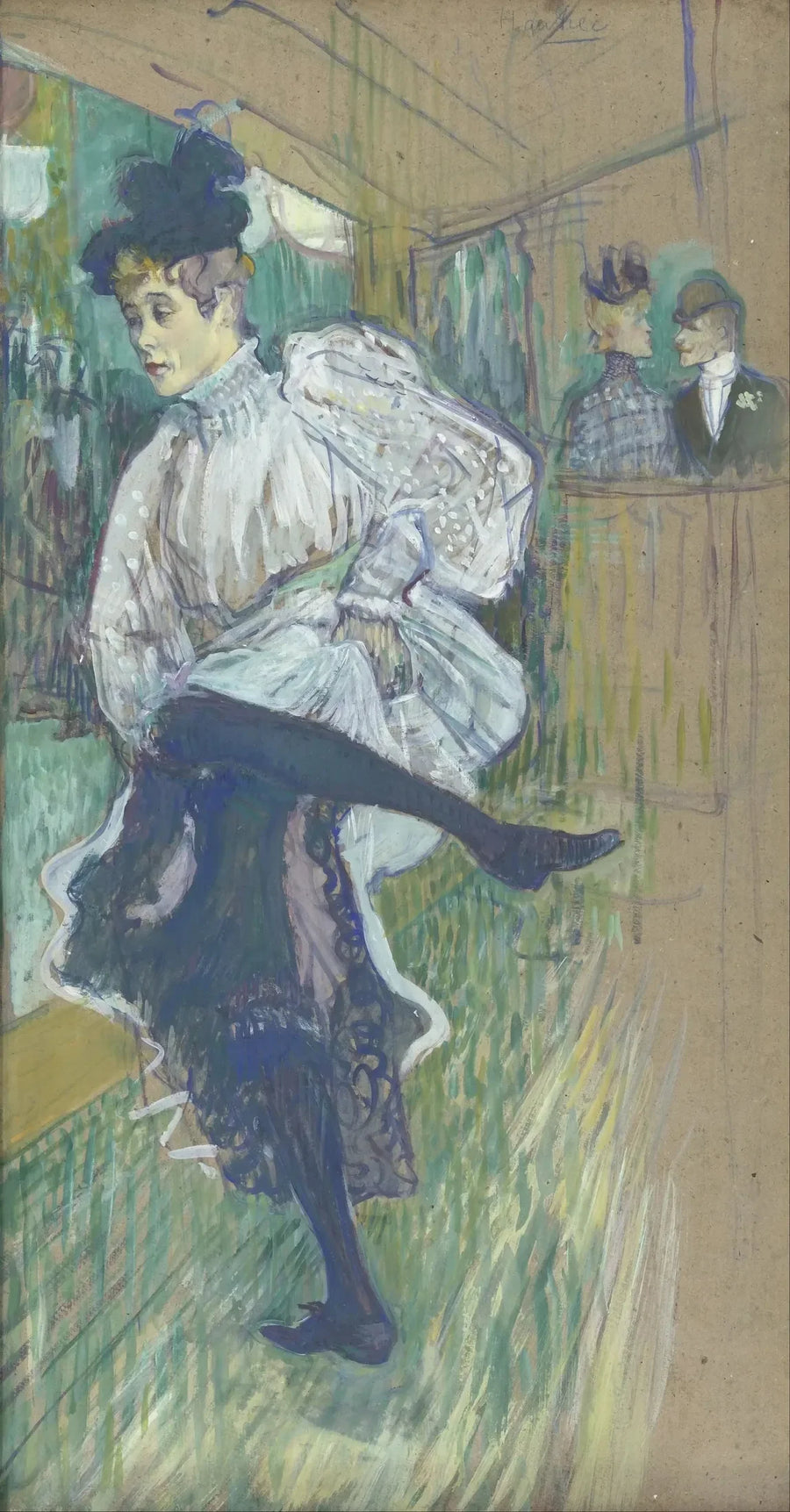 Jane Avril dansar - Henri de Toulouse-Lautrec