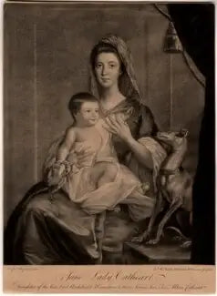 Jane Hamilton, hustru till den 9:e Lord Cathcart, och hennes dotter Jane, blivande hertiginna av Atholl - Joshua Reynolds