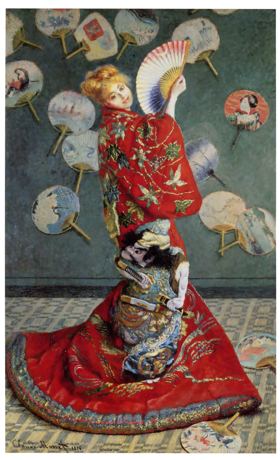Japanen, Camille Monet W387 - Claude Monet