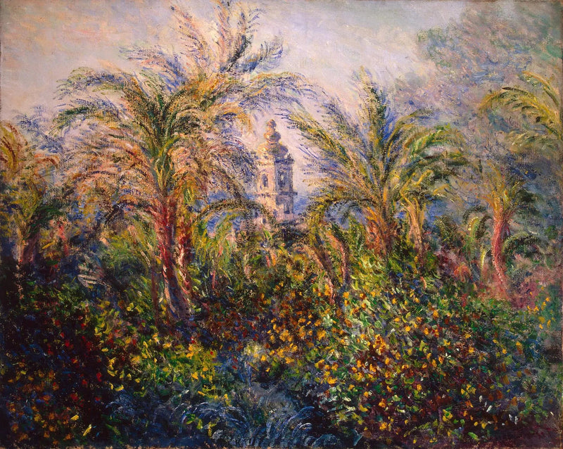 Trädgård i Bordighera - Claude Monet