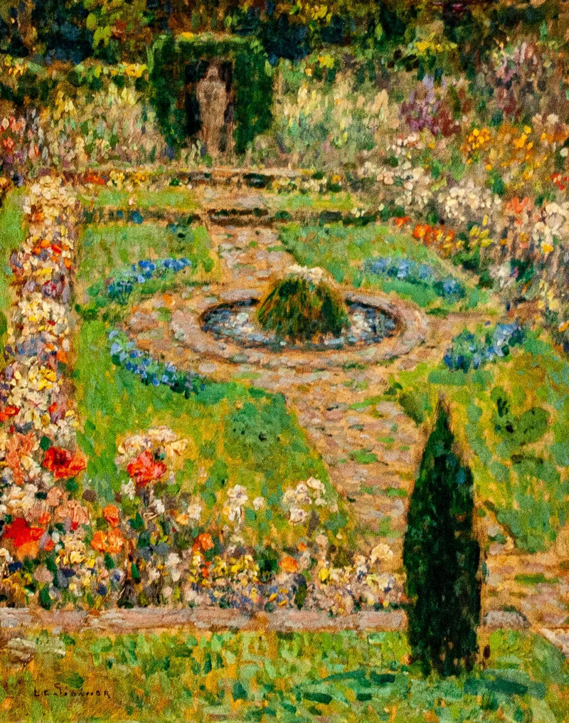 Hampton Court trädgård - Henri Le Sidaner