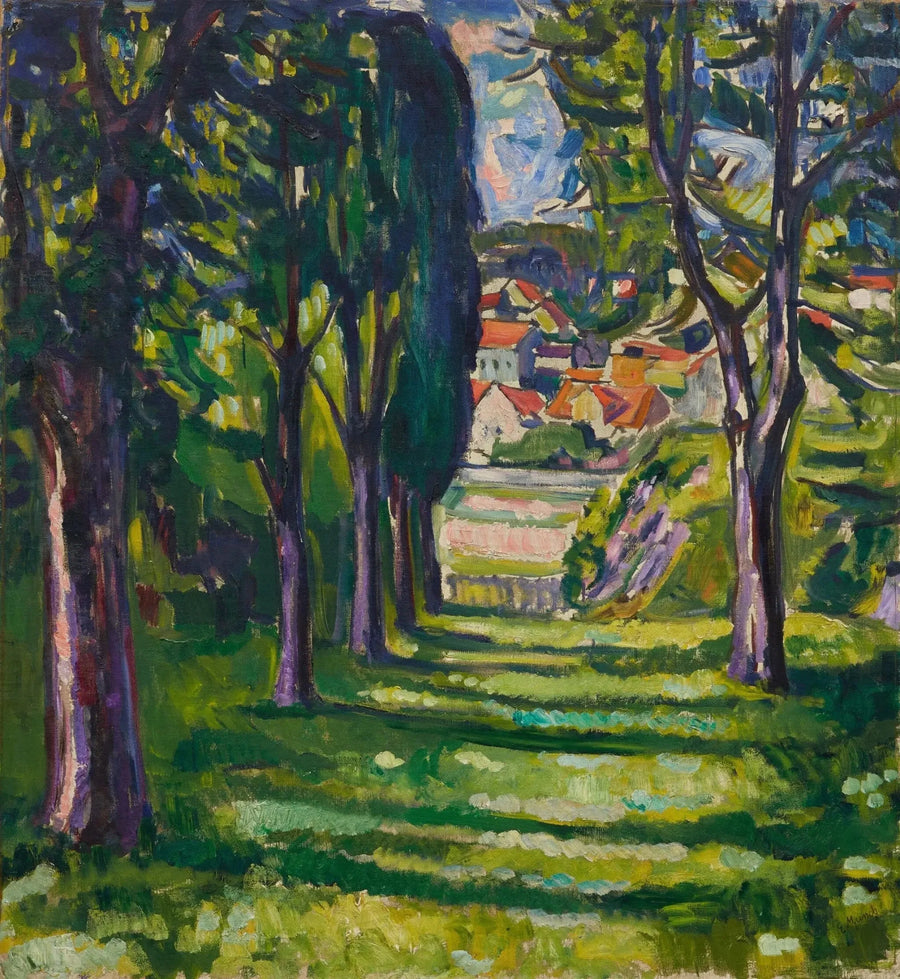 trädgård i Kragerø - Edvard Munch