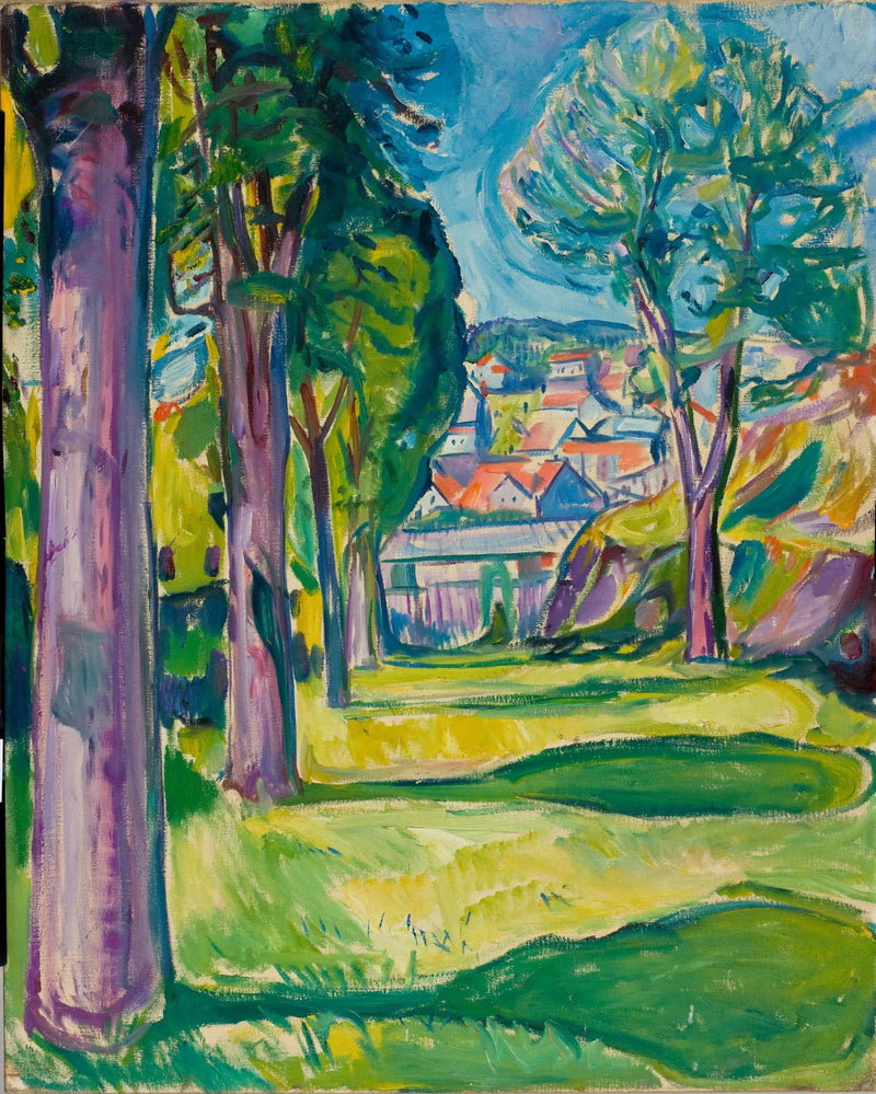 trädgård i Kragerø - Edvard Munch