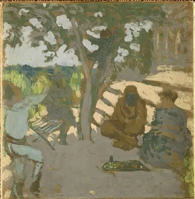 Trädgård vid Étang-la-Ville - Édouard Vuillard