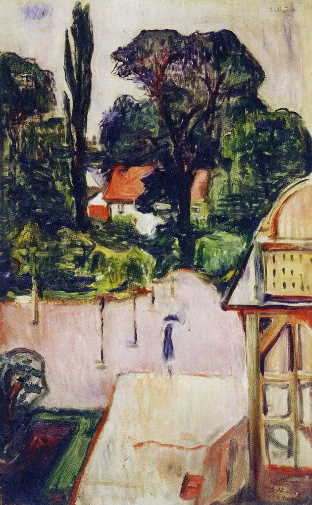 trädgård i Taarbæk - Edvard Munch