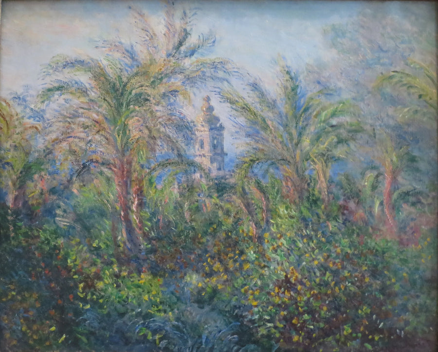 Trädgård i Bordighera - Claude Monet