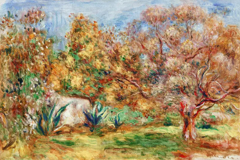 Olivträdgård - Pierre-Auguste Renoir