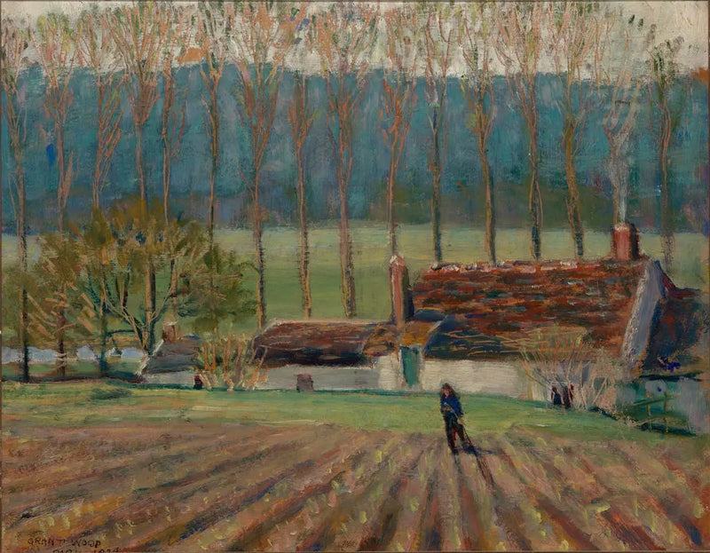 Lastbilsträdgård, Moret - Grant Wood