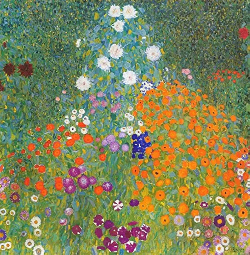 Blomsterträdgård - Gustav Klimt
