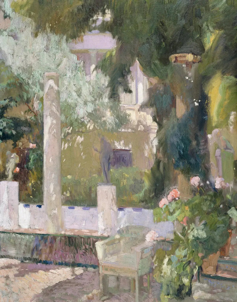 Sorollas hus trädgård (1920) - Joaquín Sorolla