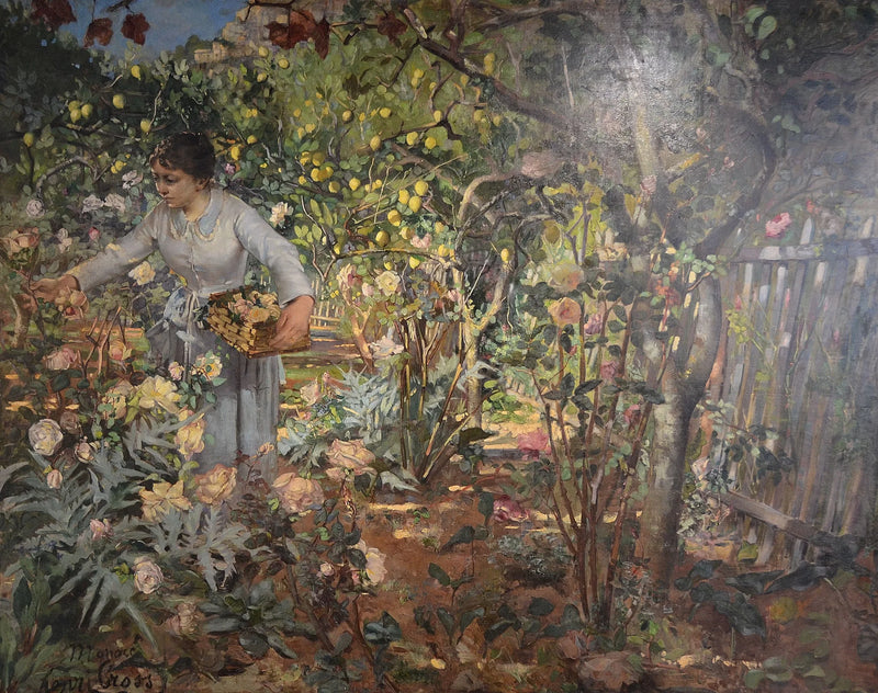 Rosenträdgård i Monaco - Henri-Edmond Cross