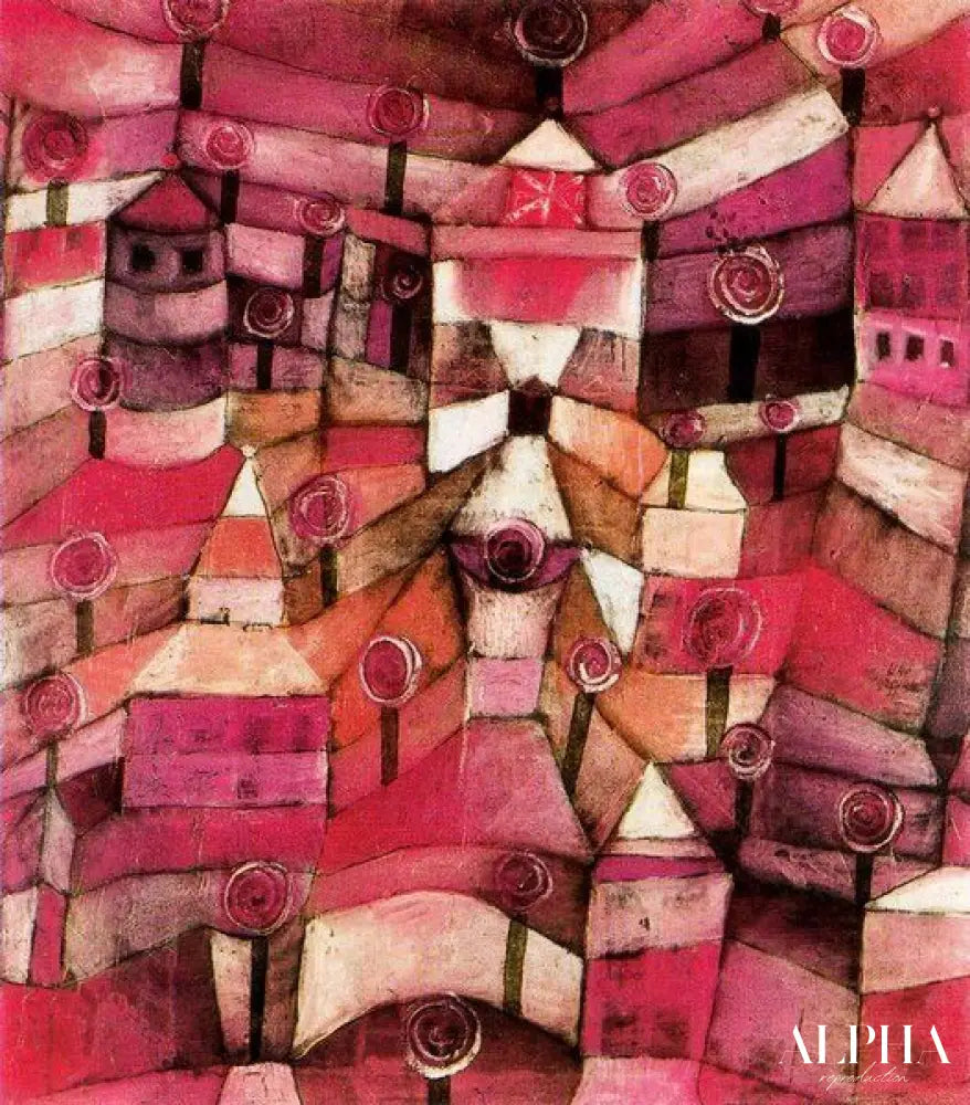 Jardin de roses - Paul Klee - Reproductions de tableaux et peintures haut de gamme