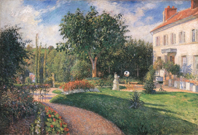 Mathurins trädgård, i Pontoise - Camille Pissarro