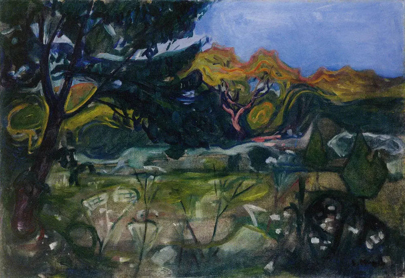 Trädgård - Edvard Munch