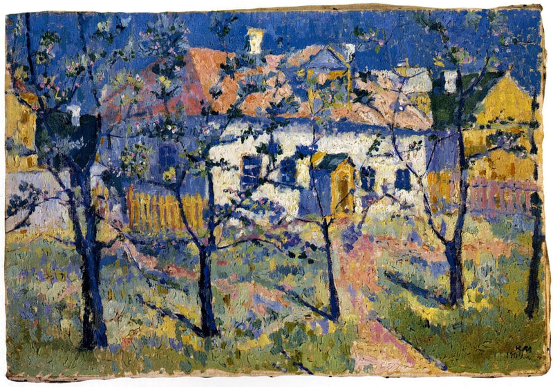 Blommande trädgård - Kazimir Malevich