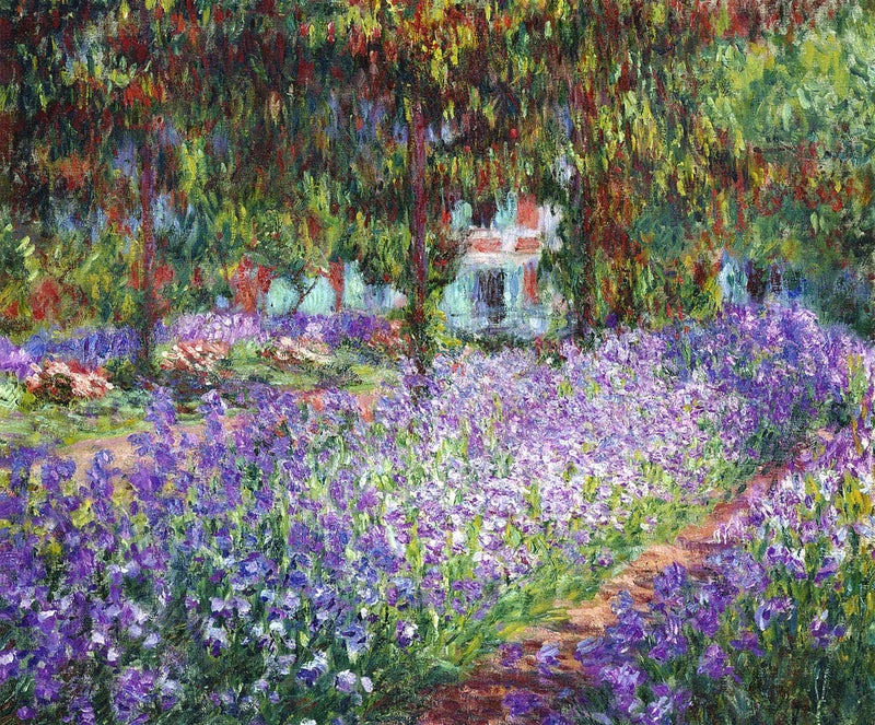 Konstnärens trädgård i Giverny - Claude Monet