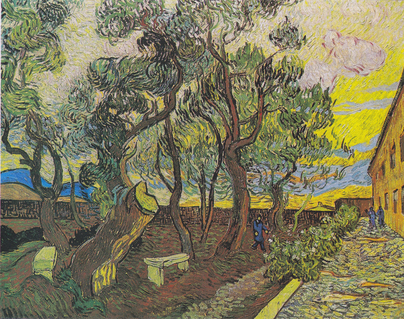 Trädgården vid Saint-Paul-sjukhuset i Saint-Rémy - Vincent van Gogh