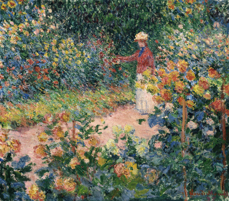 Monets trädgård i Giverny - Claude Monet