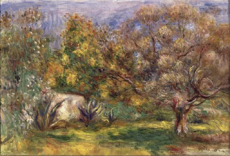 Olivträdgård - Pierre-Auguste Renoir