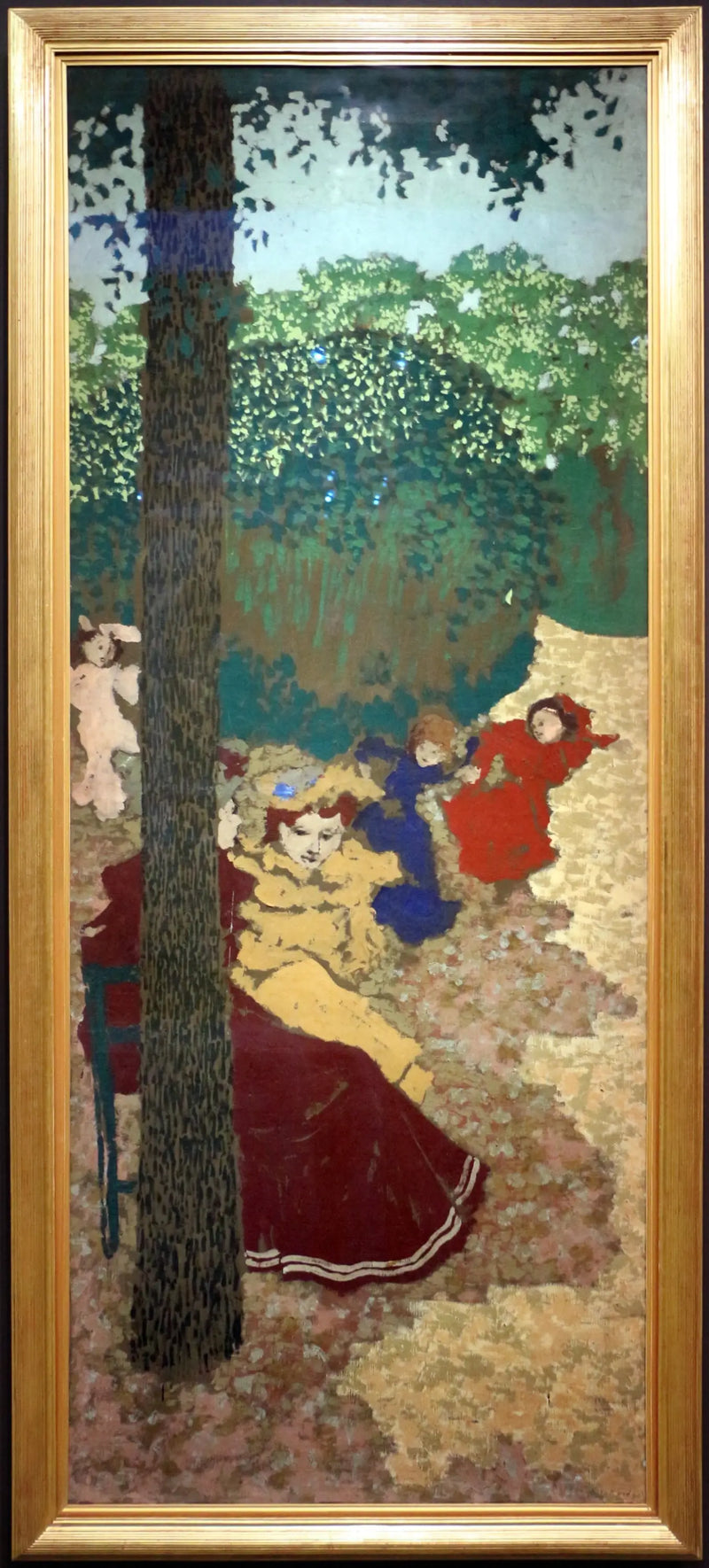 Allmänna parker: flickor som leker - Édouard Vuillard