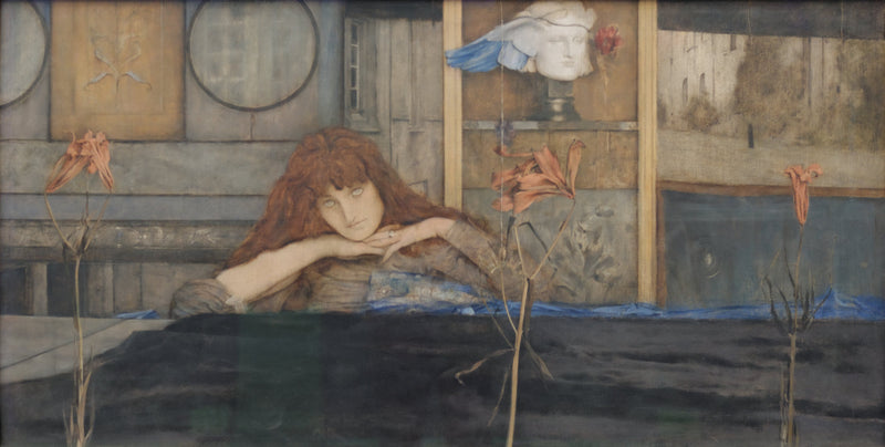 Jag stänger min dörr mot mig själv - Fernand Khnopff
