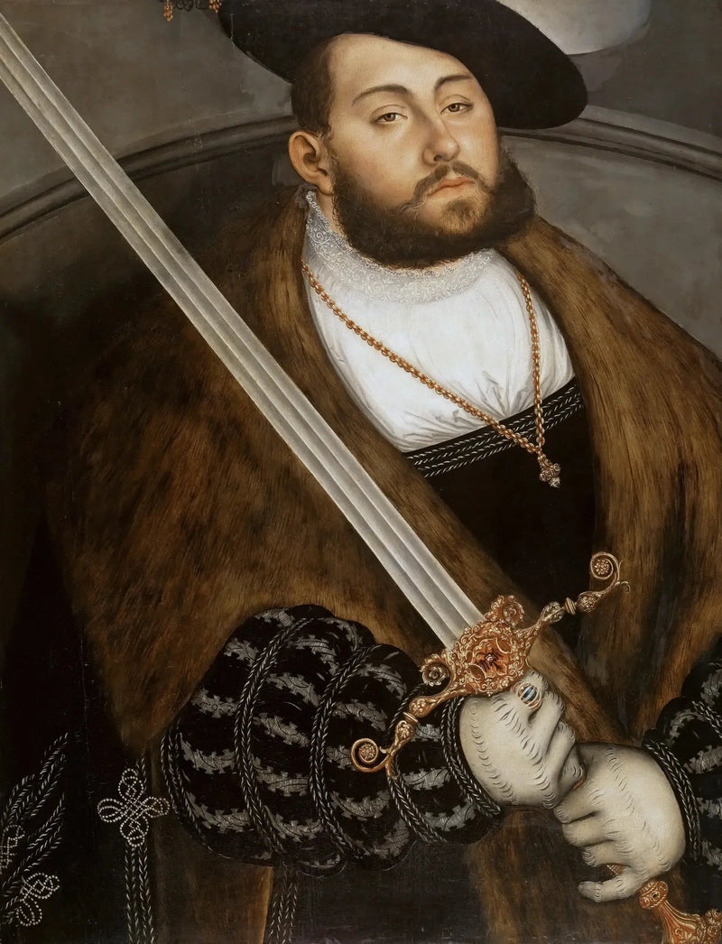 Jean-Frédéric I den Storsinte, kurfurste av Sachsen - Lucas Cranach den Äldre