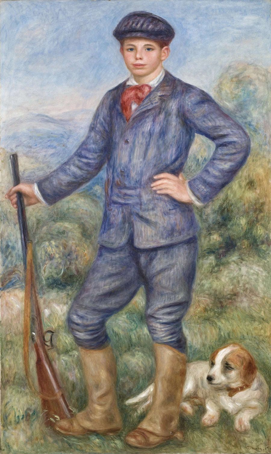 Jean Renoir som jägare - Pierre-Auguste Renoir