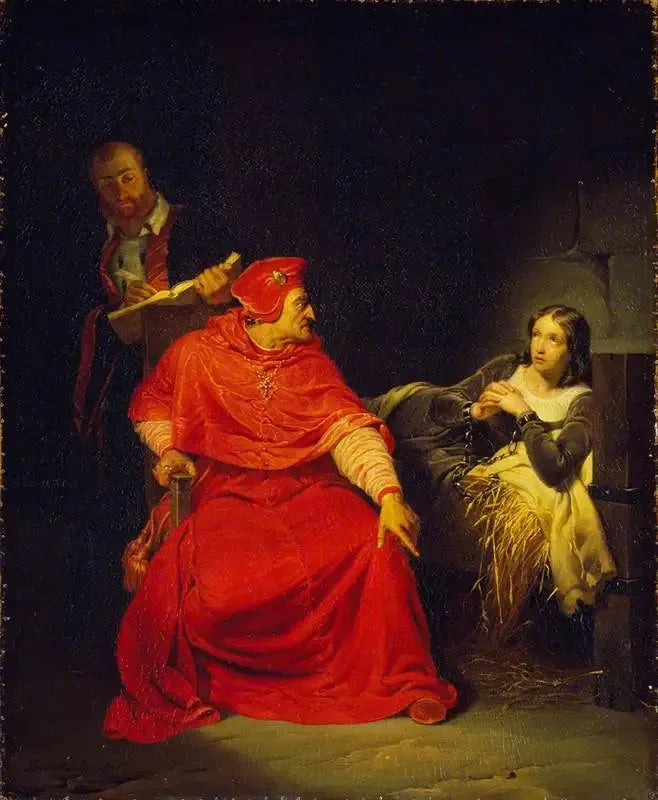 Jeanne d'Arc i fängelse - Paul Delaroche