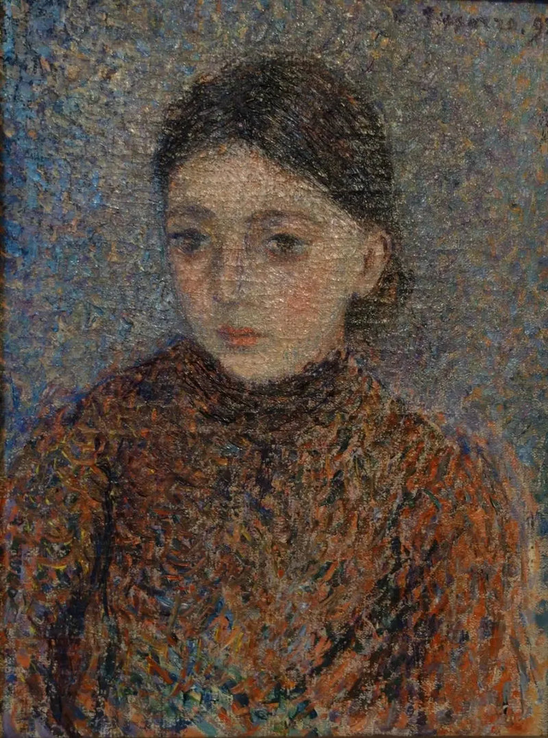 Jeanne Pissarro, kallad Cocotte, i buste - Camille Pissarro