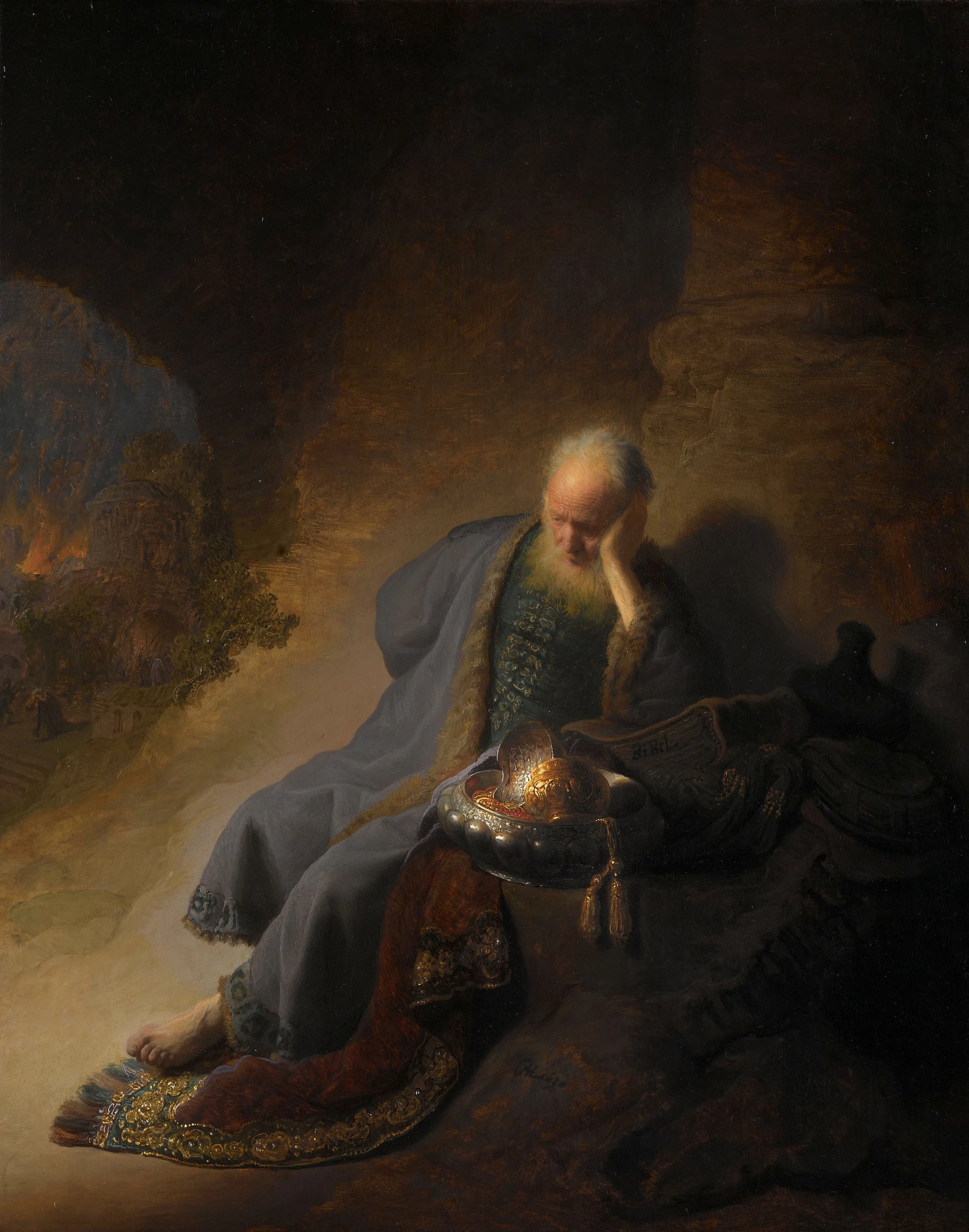 Jérémie déplorant la destruction de Jérusalem - Rembrandt