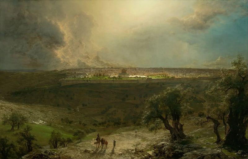 Jerusalem från Olivberget - Frederic Edwin Church