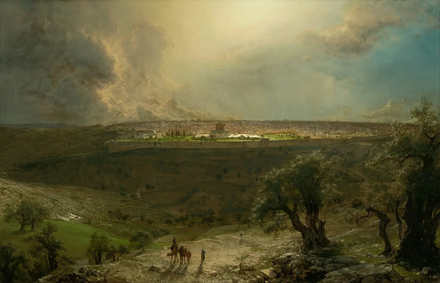 Jerusalem från Olivberget - Frederic Edwin Church