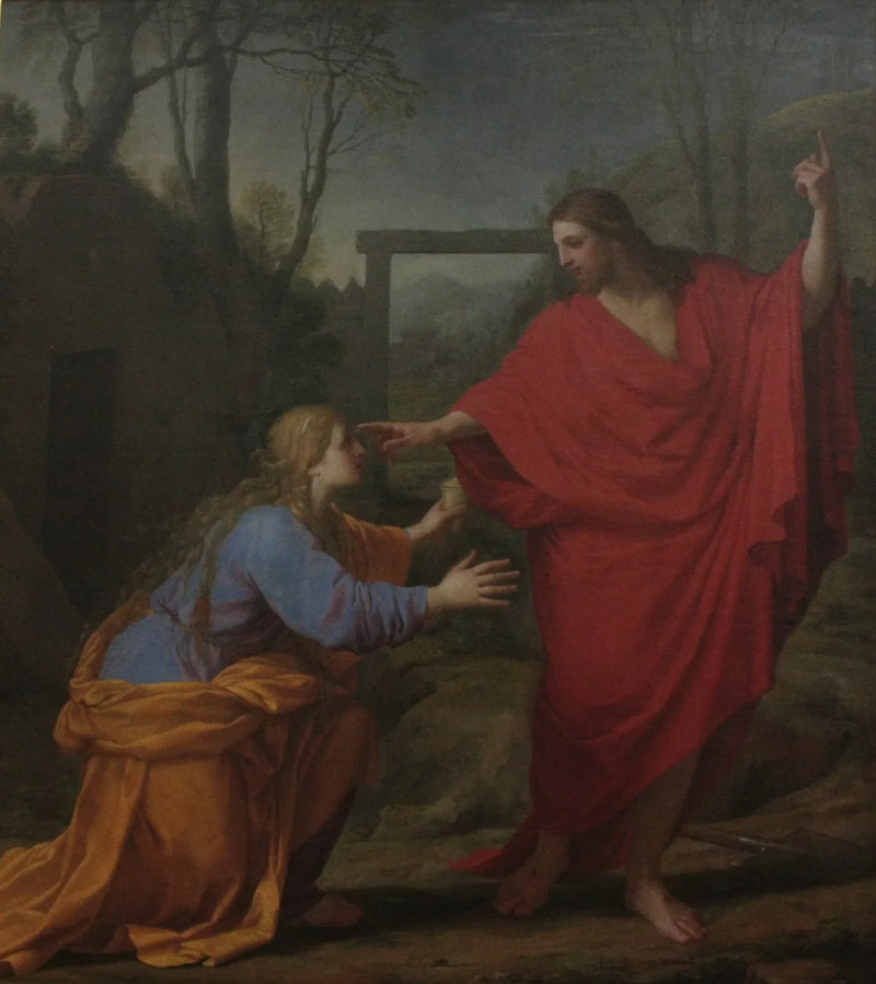 Jesus uppenbarar sig för Maria Magdalena - Eustache Le Sueur